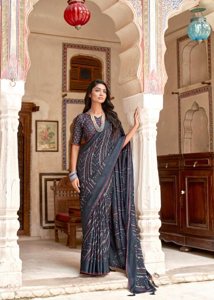 Kashvi Swarangini Fancy Ethnic Wear Wholesale Saree Collection